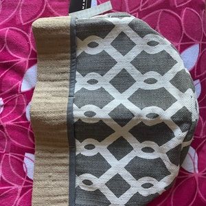 Max Studio Collapsible Burlap Storage Gray New